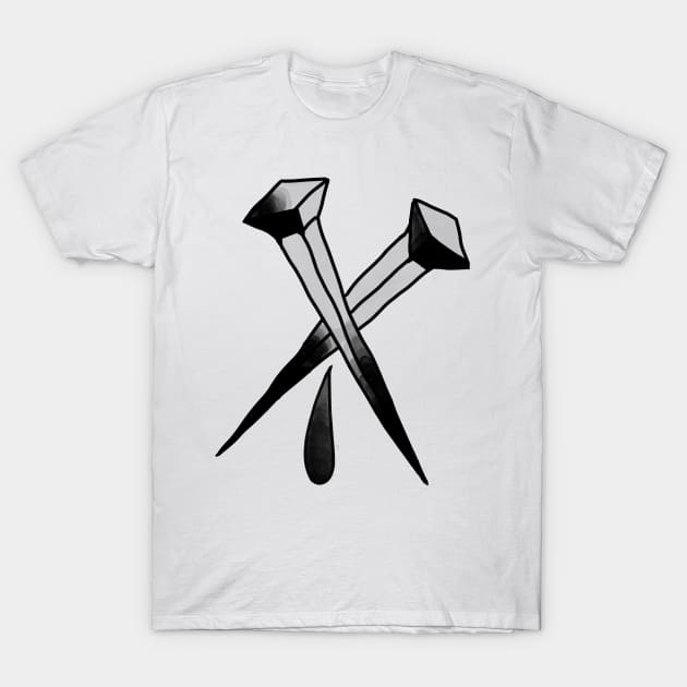 Coffin Nails T-Shirt by pirsicivan